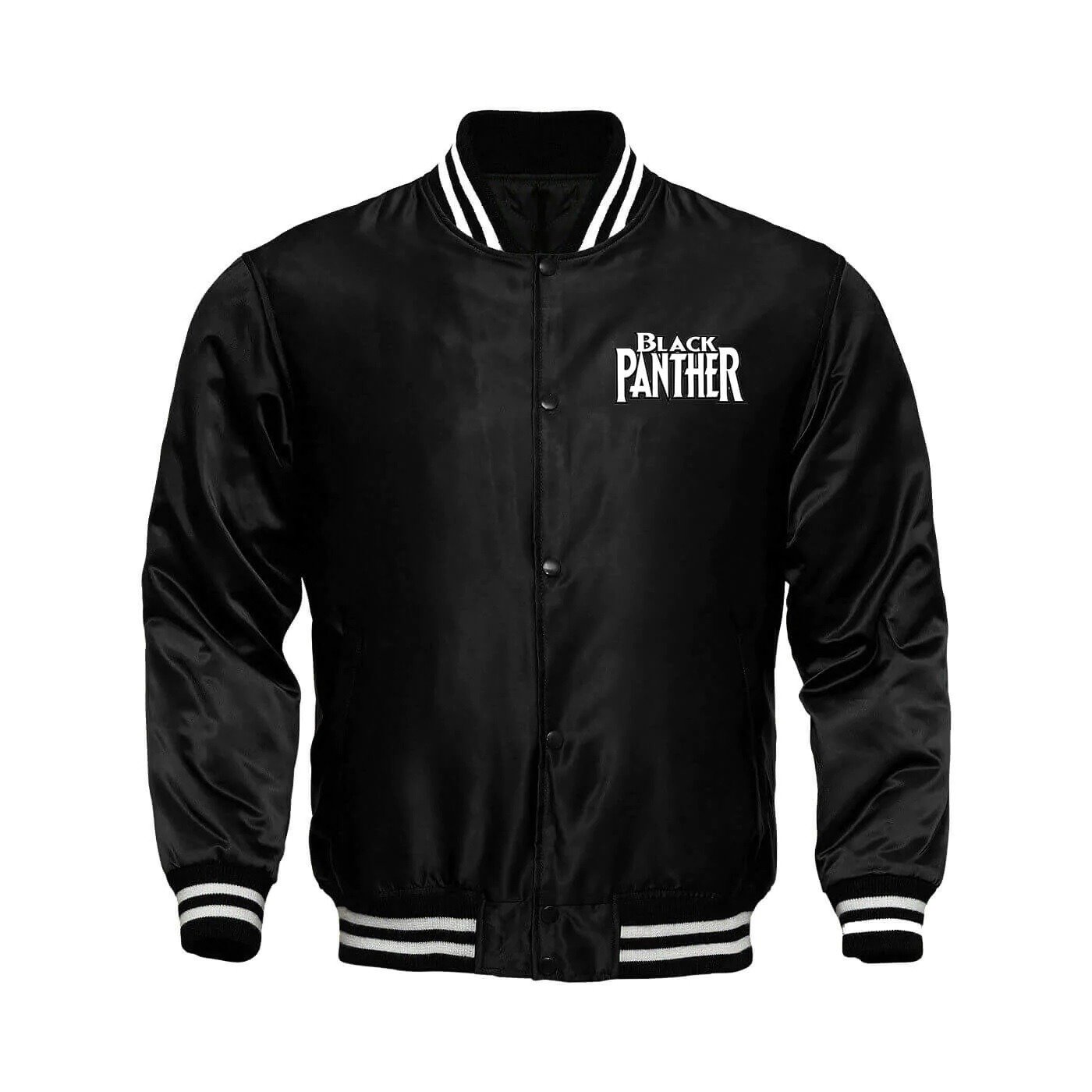 Black Panther Satin Varsity Jacket