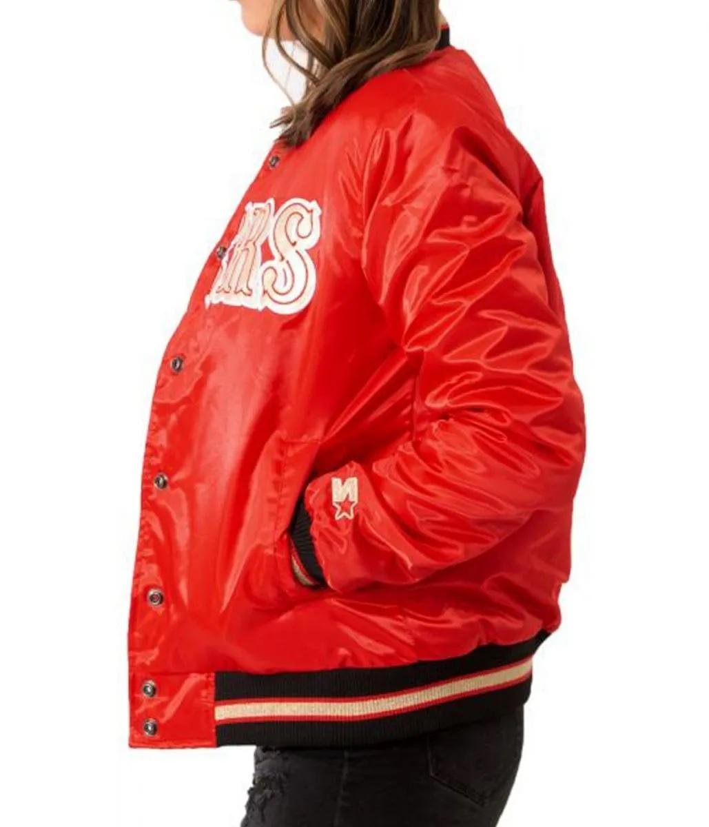 Women’s Starter Sf 49ers Satin Jacket