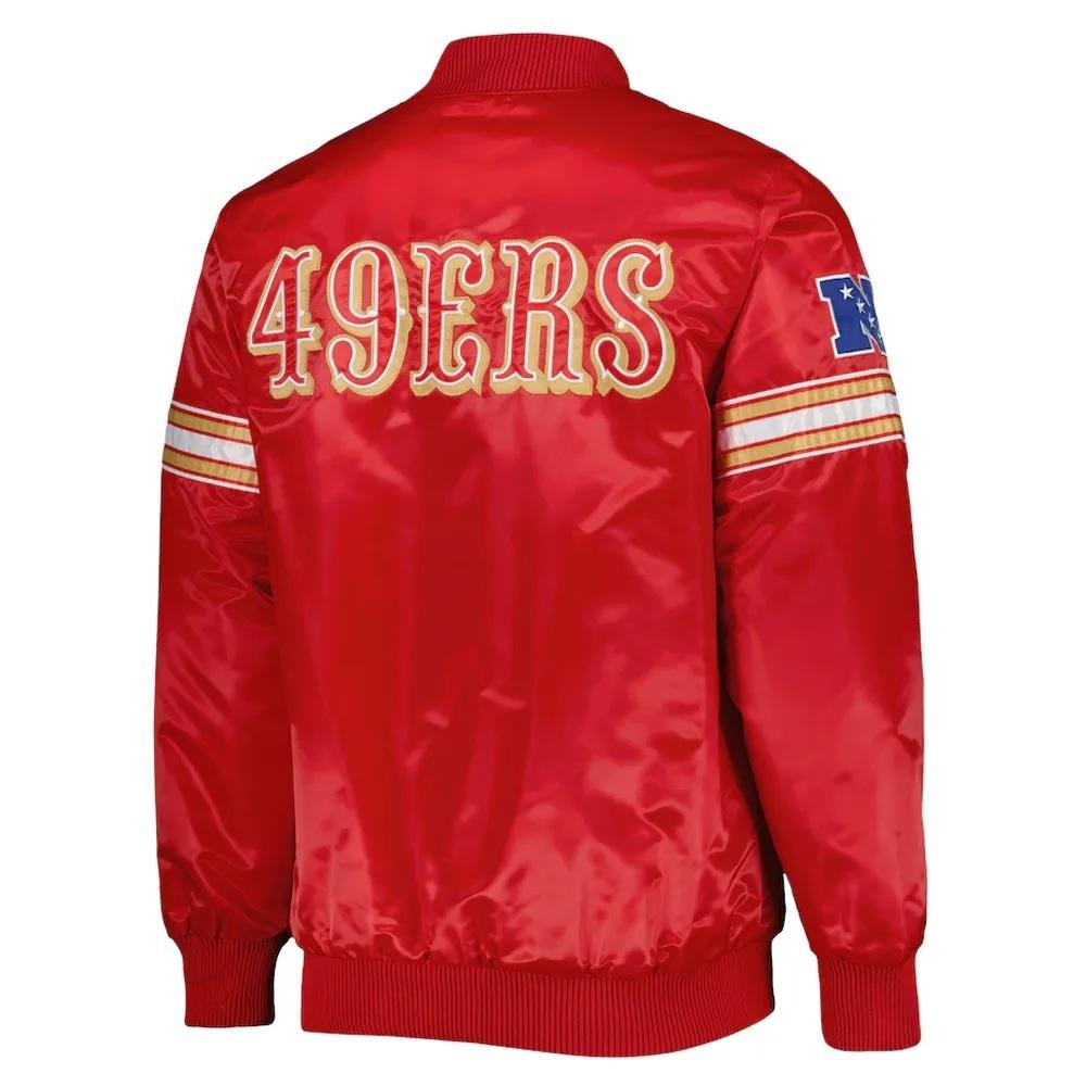 San Francisco 49ers Starter Red Bomber Jacket