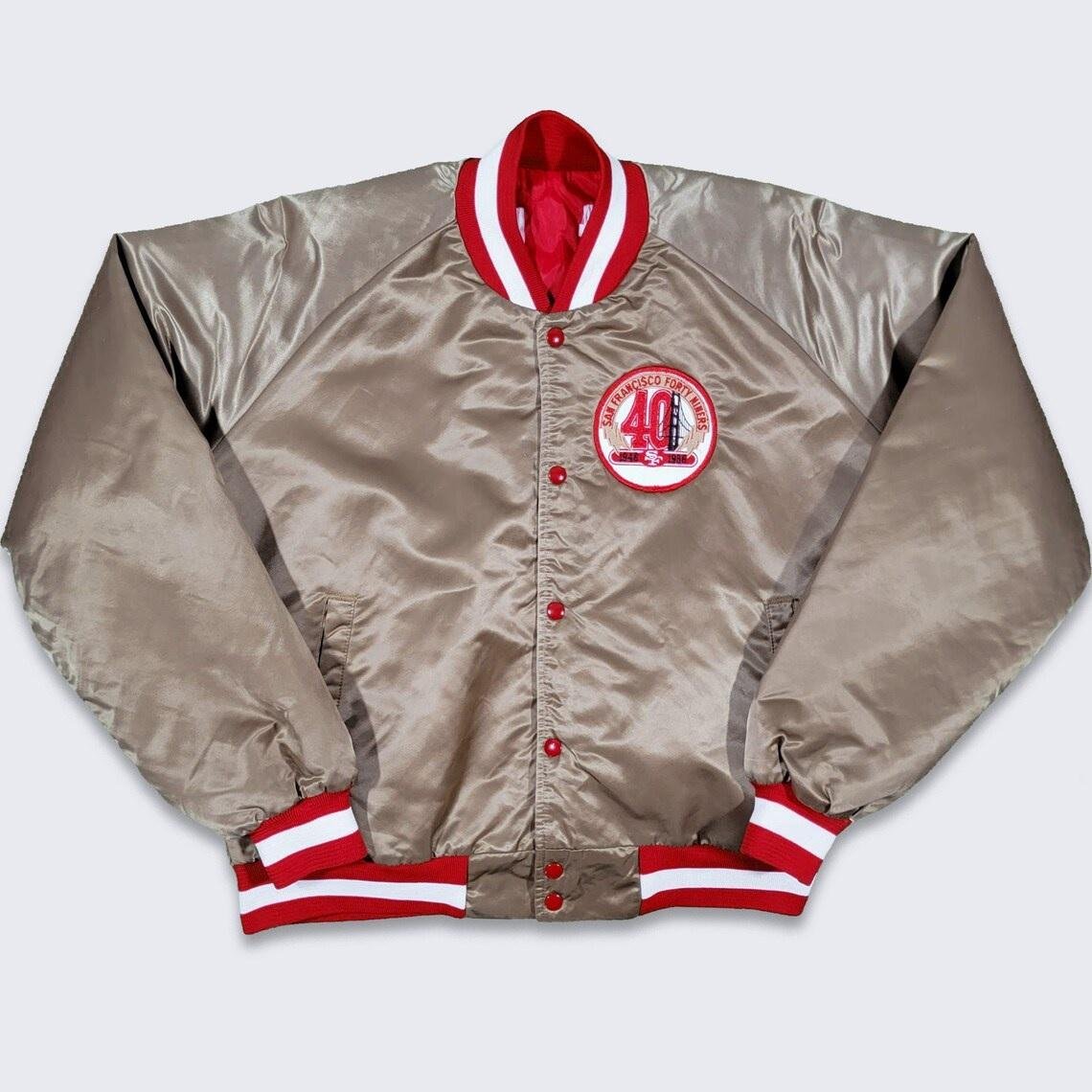 San Francisco 49ers Vintage 80s Bomber Jacket