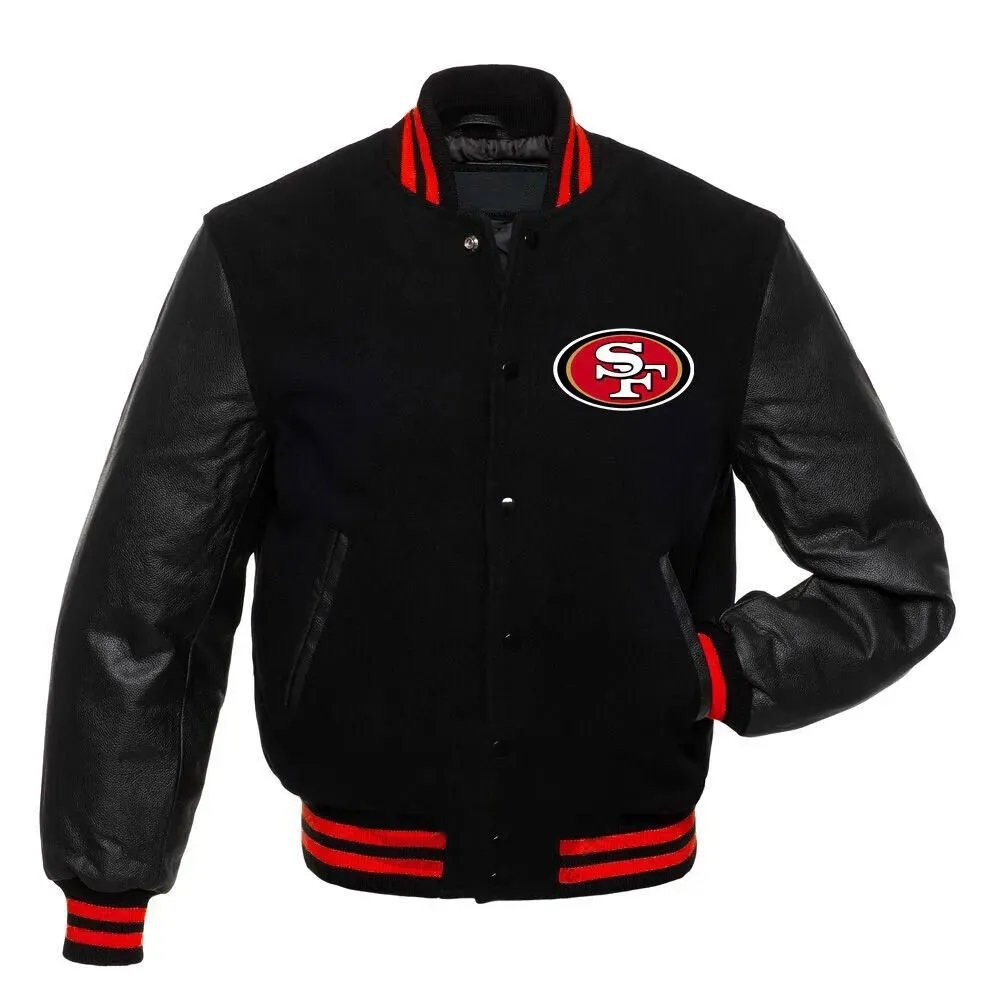 san francisco 49ers letterman jacket