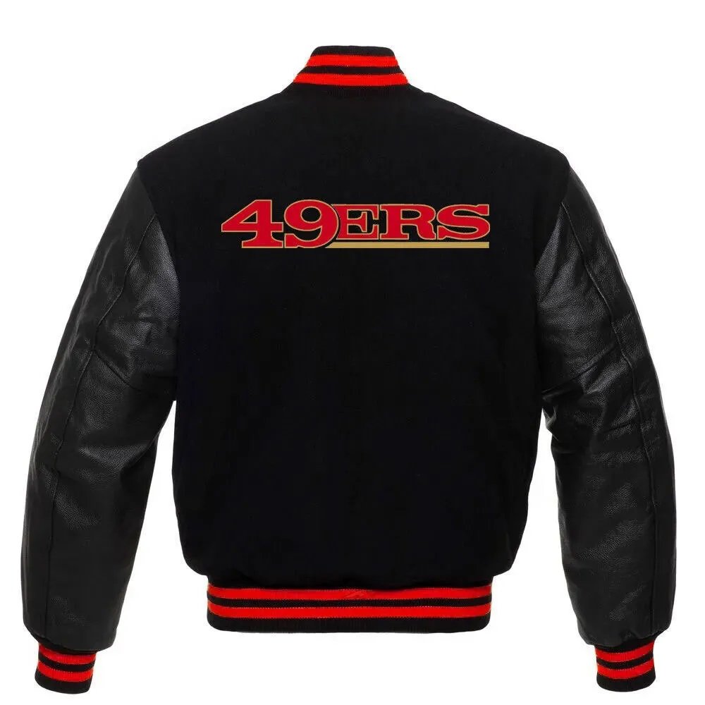 san francisco 49ers letterman jacket
