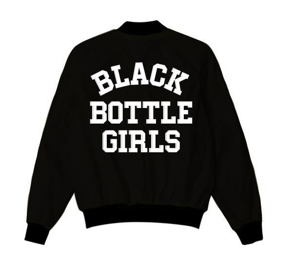 Black Bottle Boys And Girls Varsity Jacket
