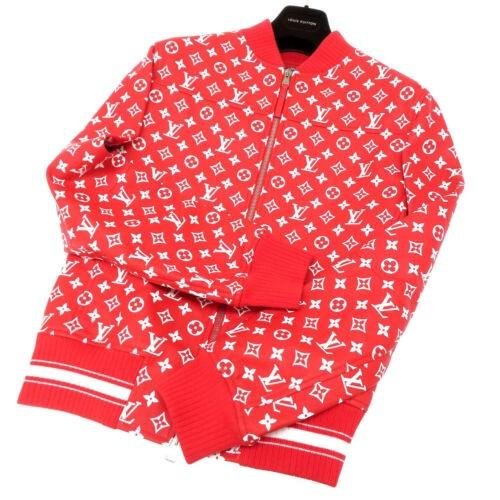 Louis Vuitton Supreme Lv Baseball Varsity Jacket