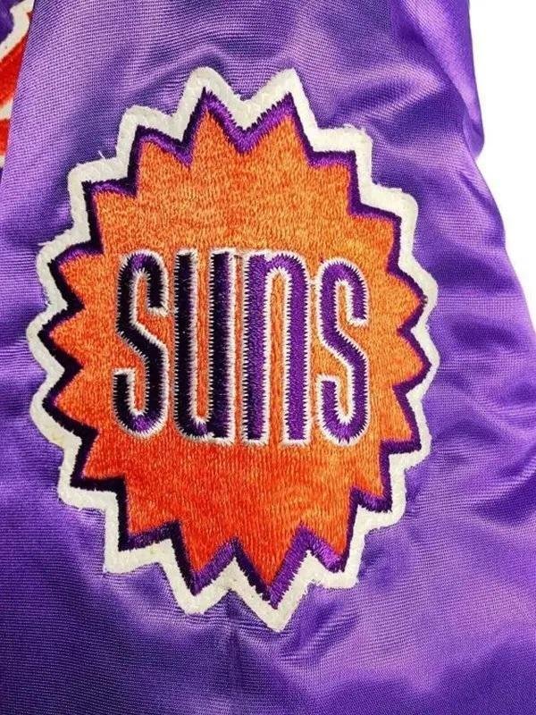Vtg Rare Nba Phoenix Suns Starter Satin Jacket