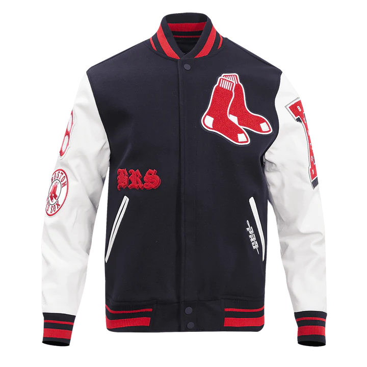 Boston Red Sox Old English Wool Varsity Jacket