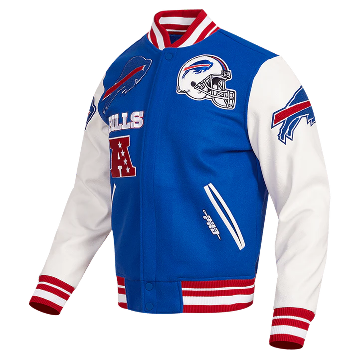 Buffalo Bills Mash Up Wool Varsity Jacket