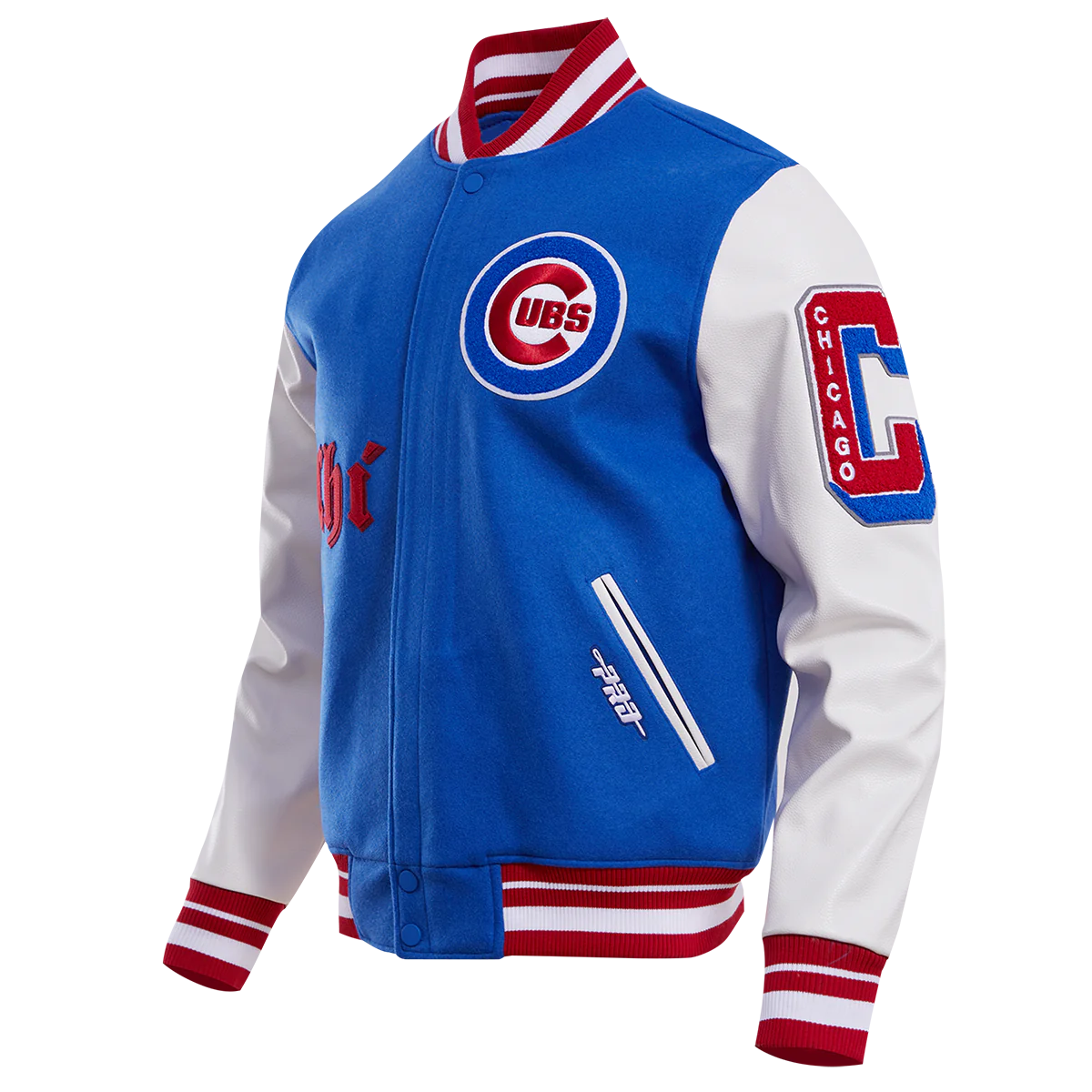 Chicago Cubs Old English Wool Varsity Jacket