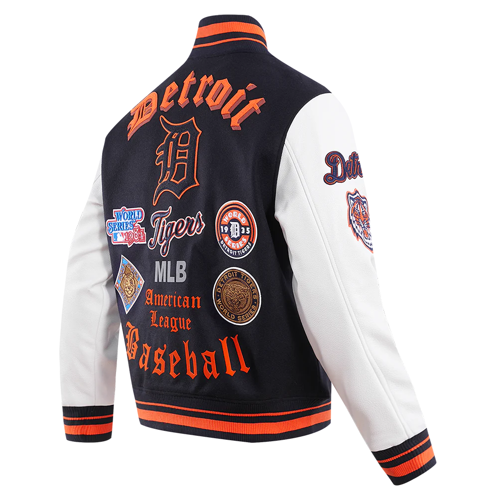 Detroit Tigers Old English Wool Varsity Jacket