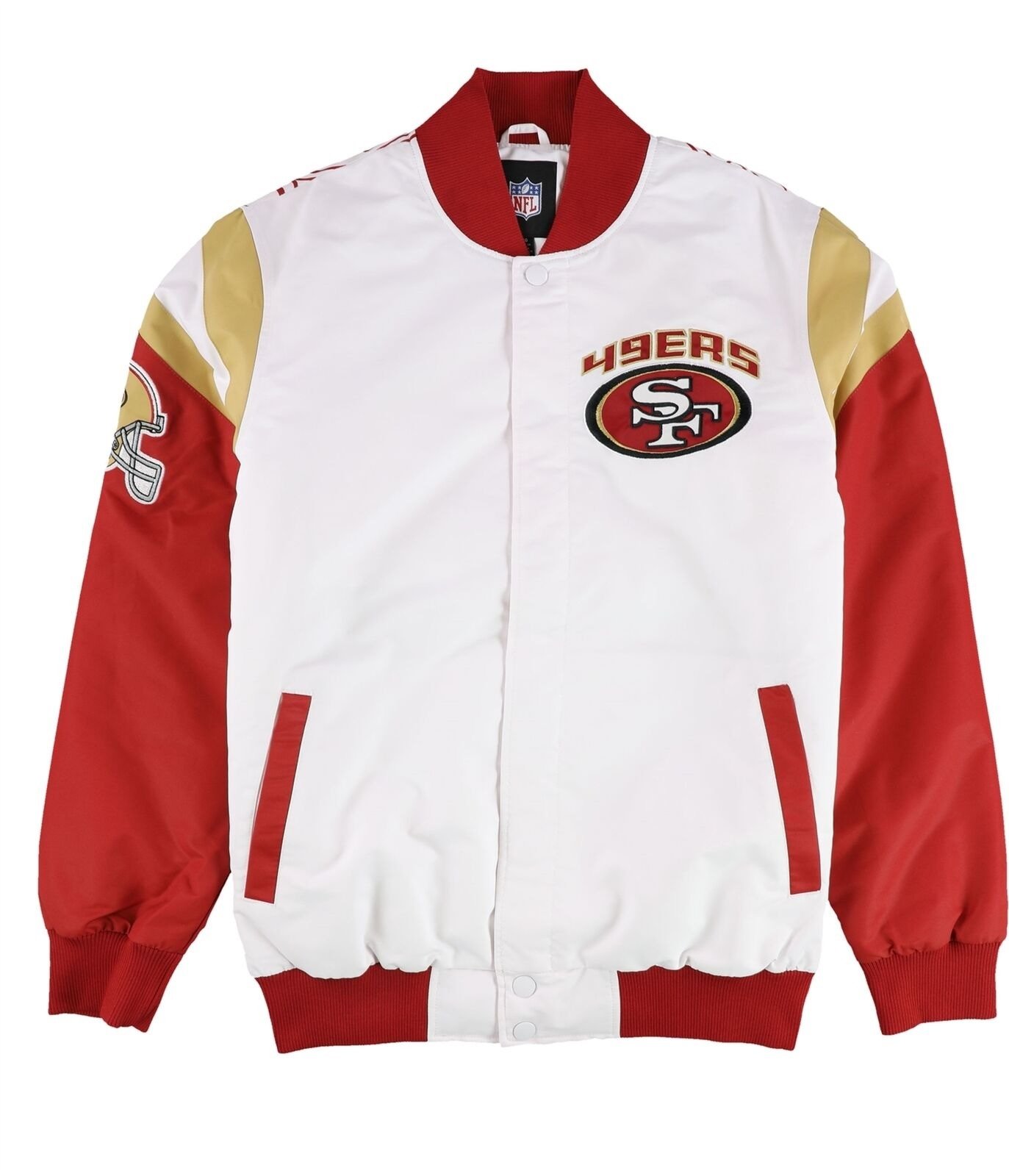 G-iii Sports Mens San Francisco 49ers Satin Jacket