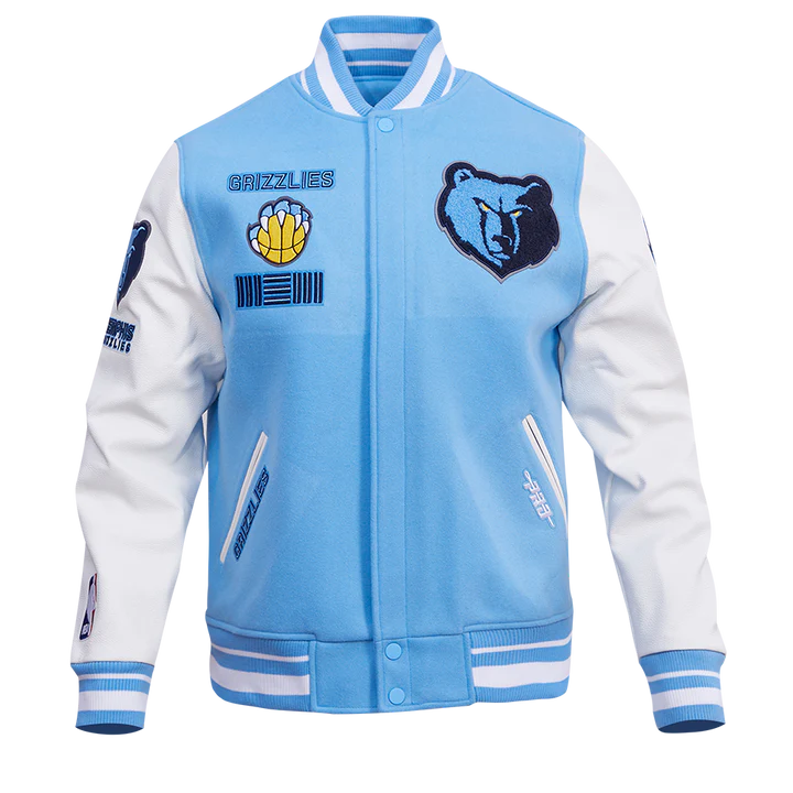 Memphis Grizzlies Retro Classic Rib Wool Varsity Jacket