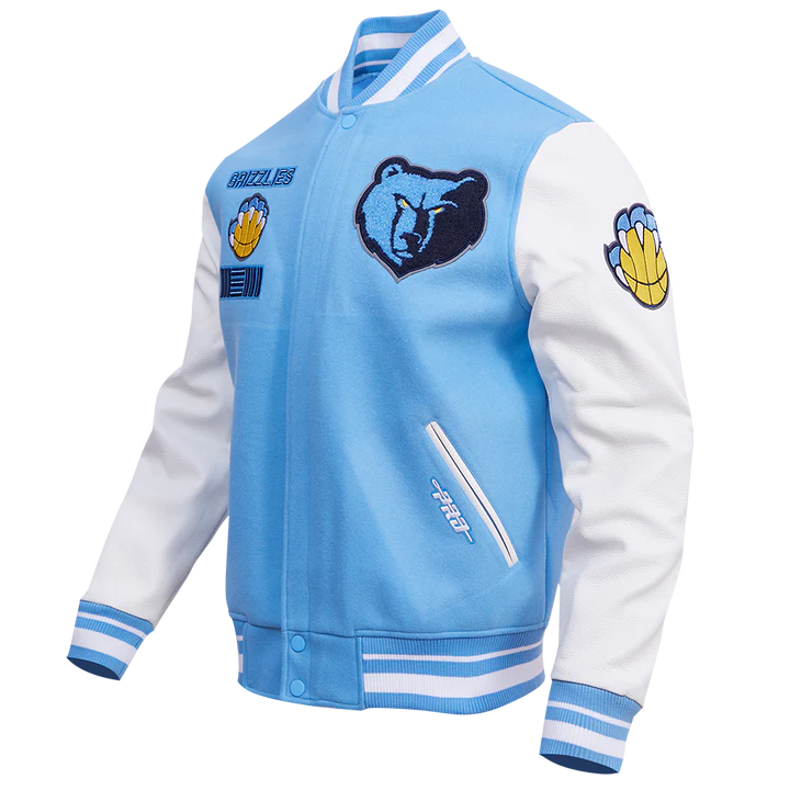 Memphis Grizzlies Retro Classic Rib Wool Varsity Jacket
