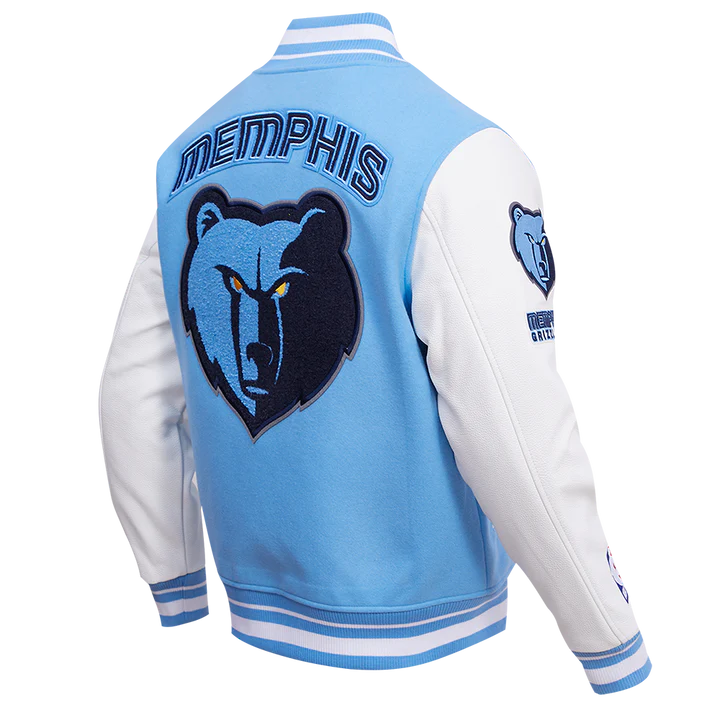 Memphis Grizzlies Retro Classic Rib Wool Varsity Jacket