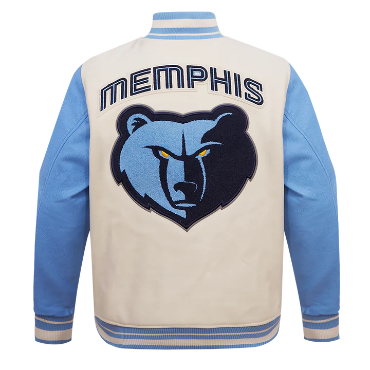 Memphis Grizzlies Retro Classic Rib Wool Varsity Jacket