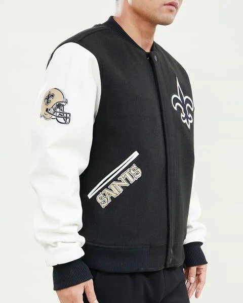 New Orleans Saints Classic Wool Varsity Jacket