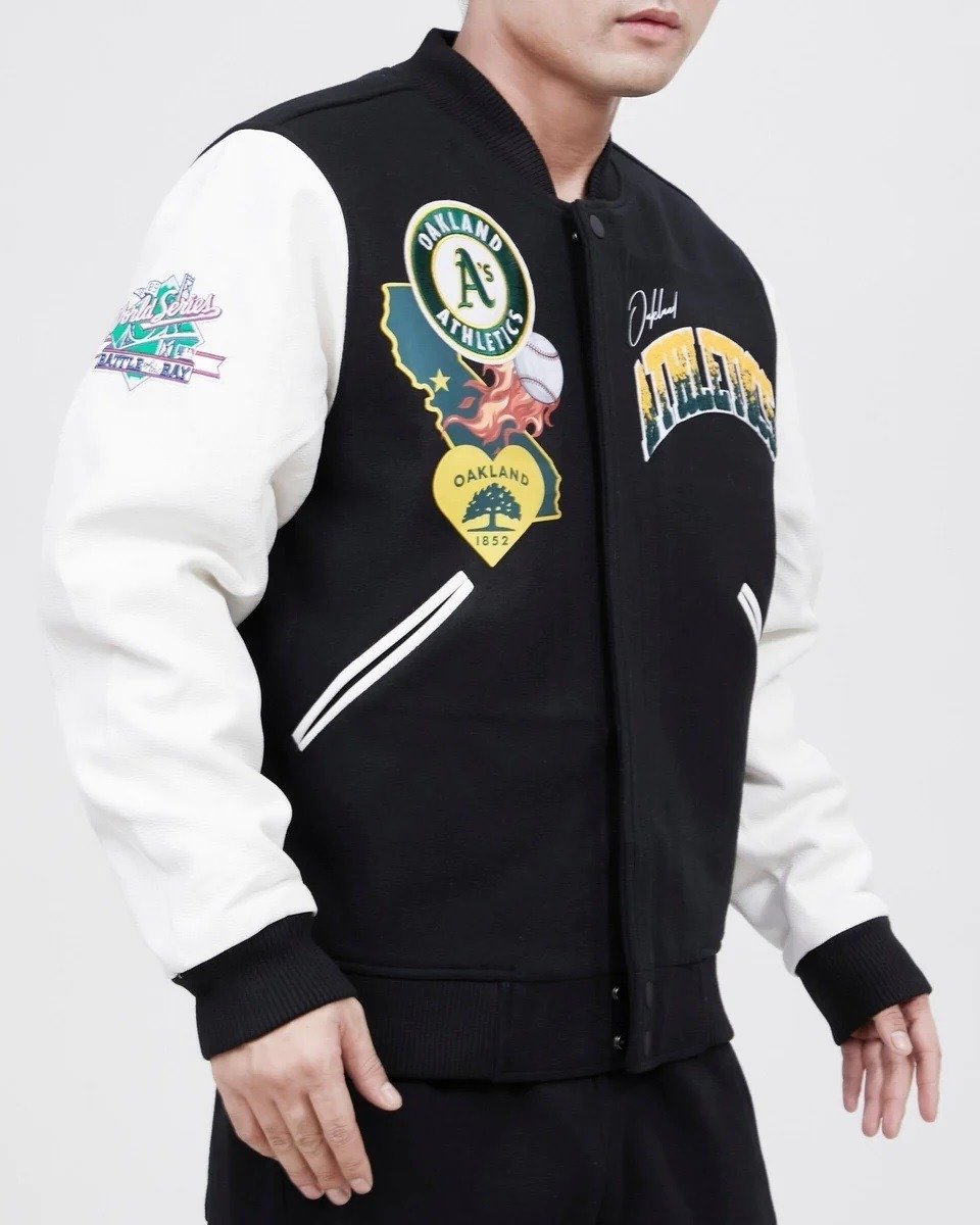 Oakland Athletics Home Town Wool Varsity Jacket