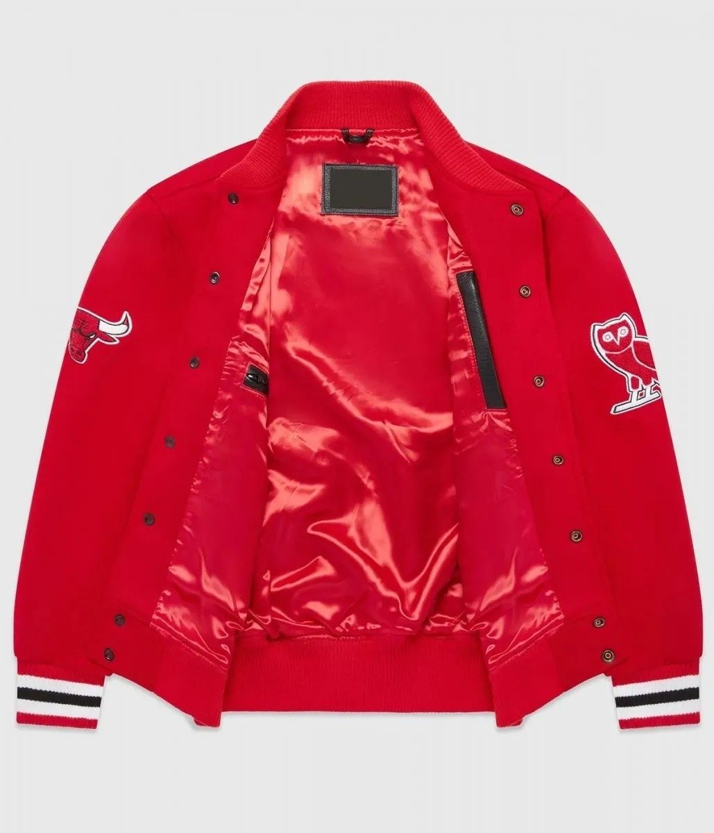 Ovo X Nba Bulls Varsity Jacket