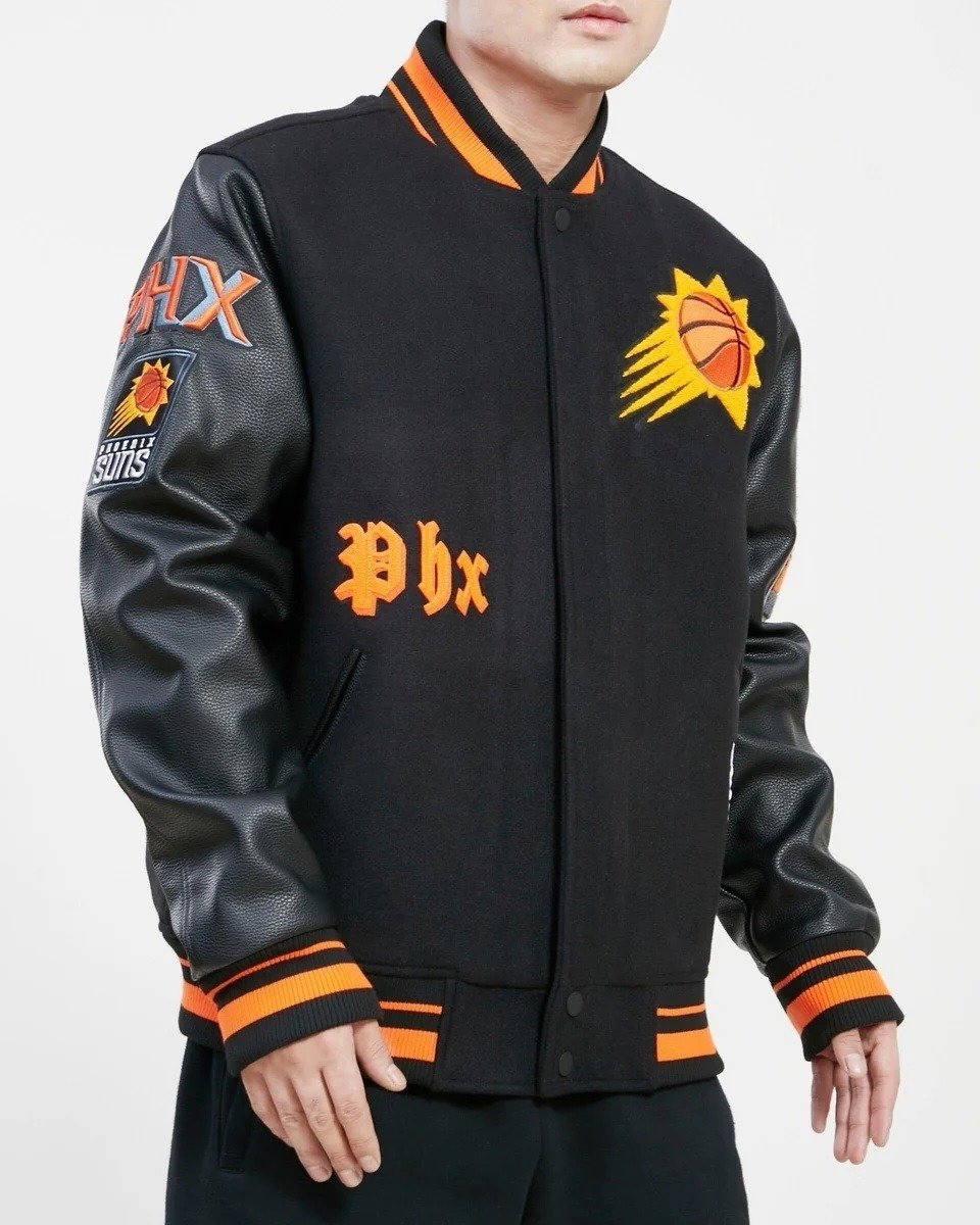 Phoenix Suns Old English Logo Varsity Jacket