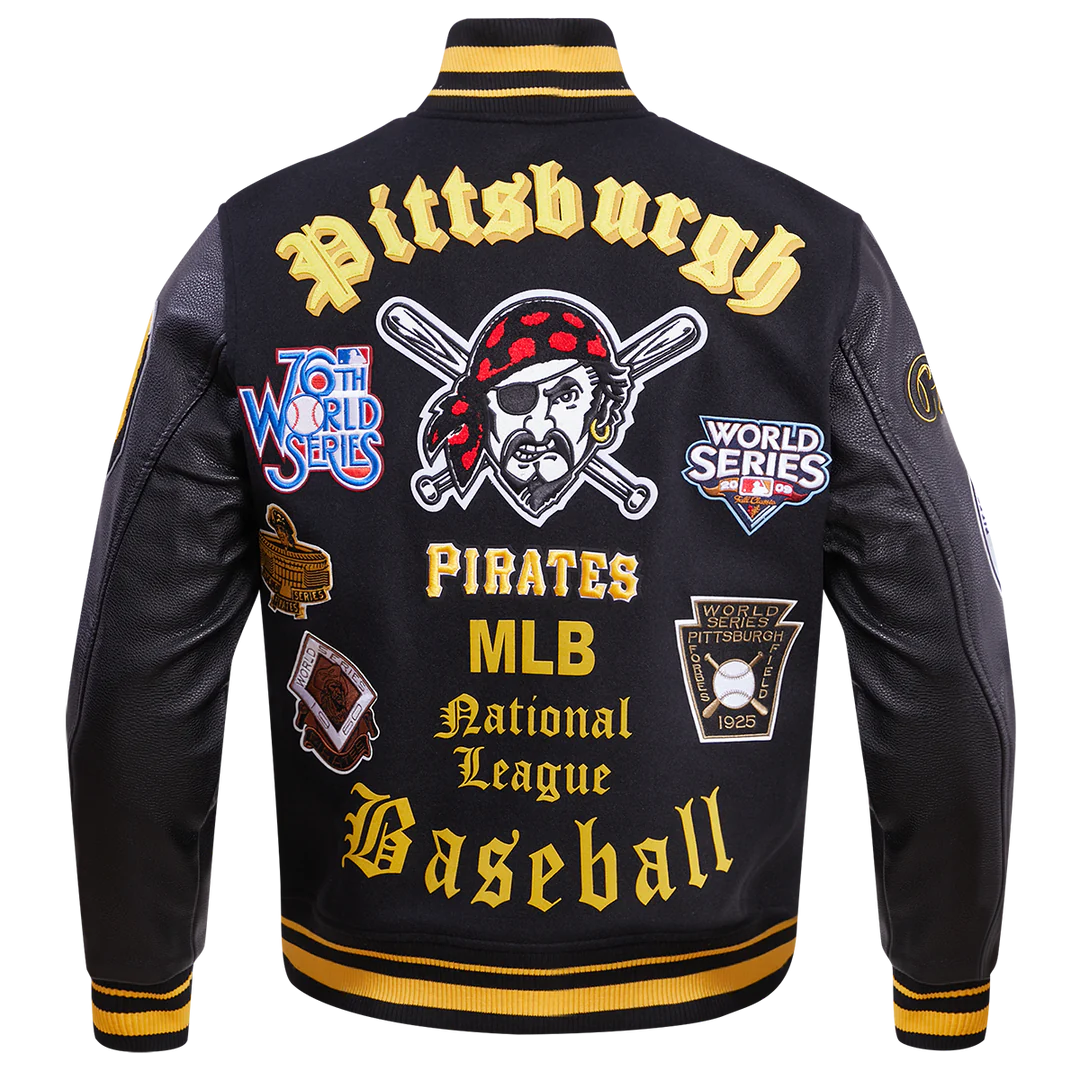 Pittsburgh Pirates Old English Wool Varsity Jacket