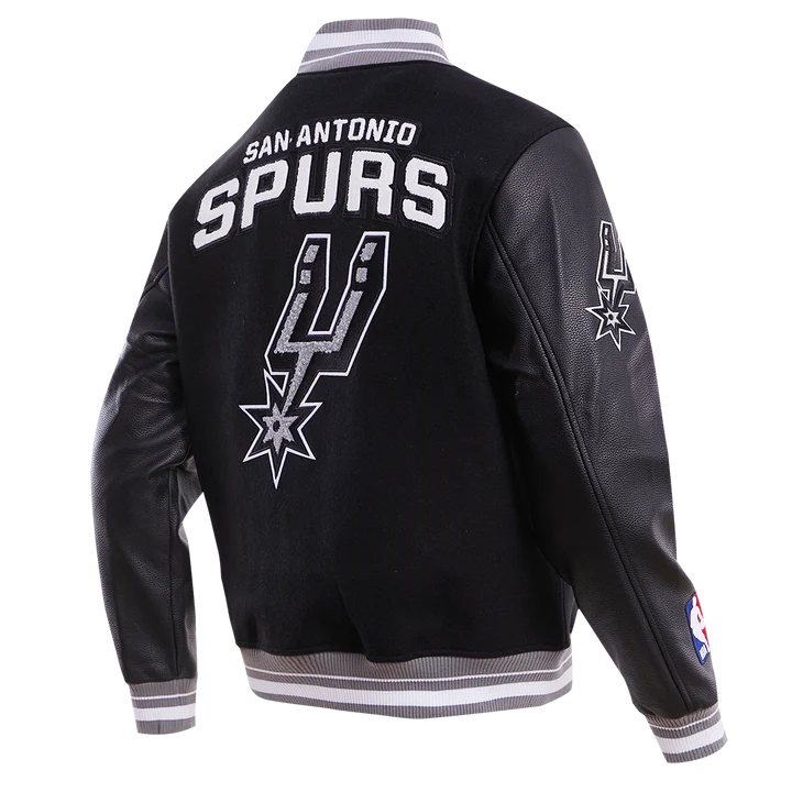 San Antonio Spurs Retro Classic Rib Wool Varsity Jacket