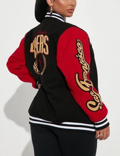 Womens San Francisco 49ers Letterman Jacket