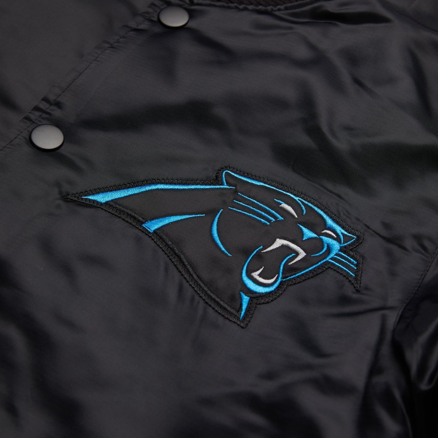 Carolina Panthers Satin Varsity Jacket