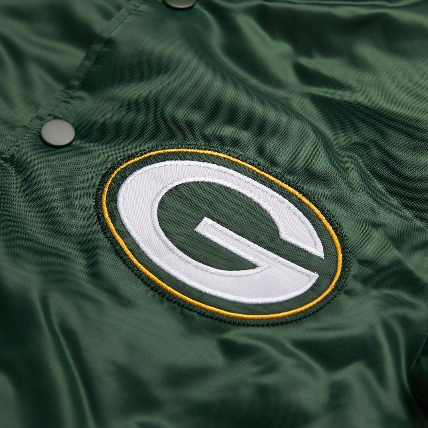 Green Bay Packers Satin Varsity Jacket