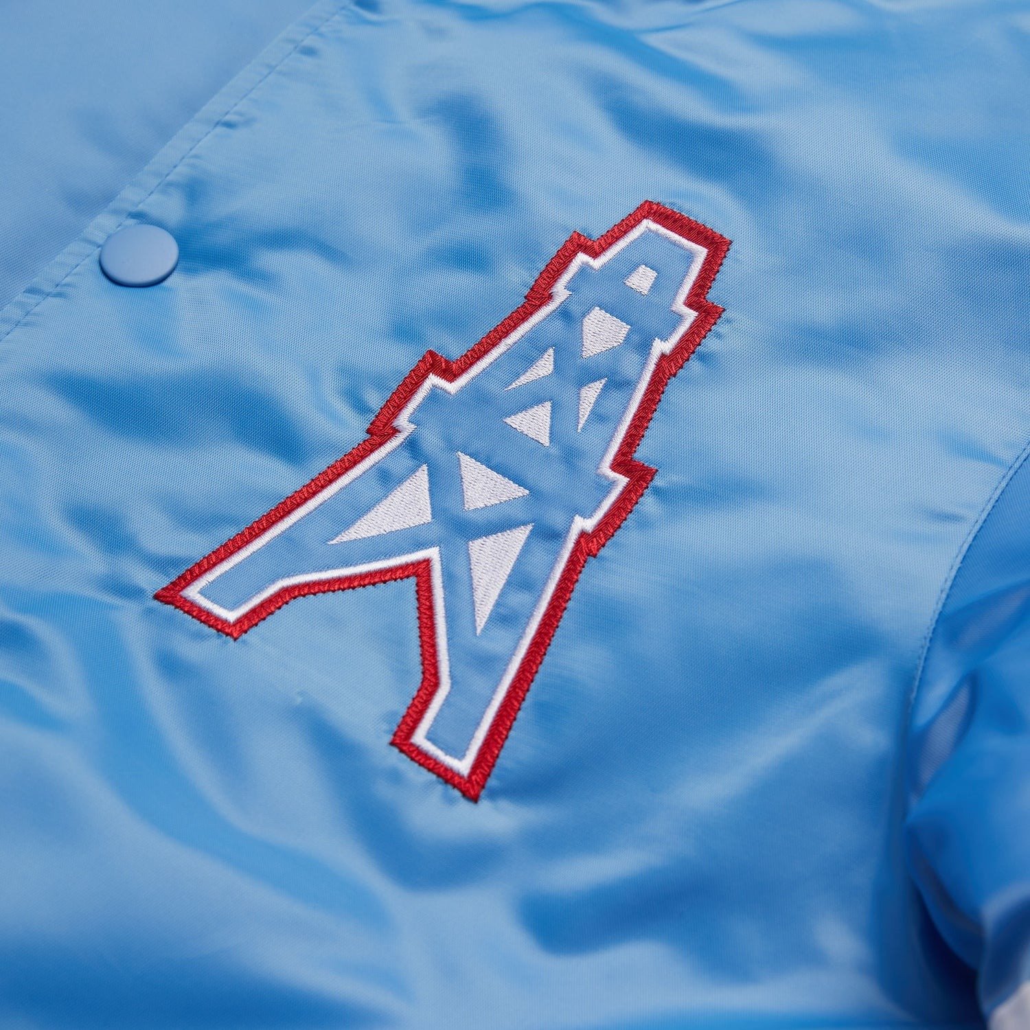 Houston Oilers Satin Varsity Jacket