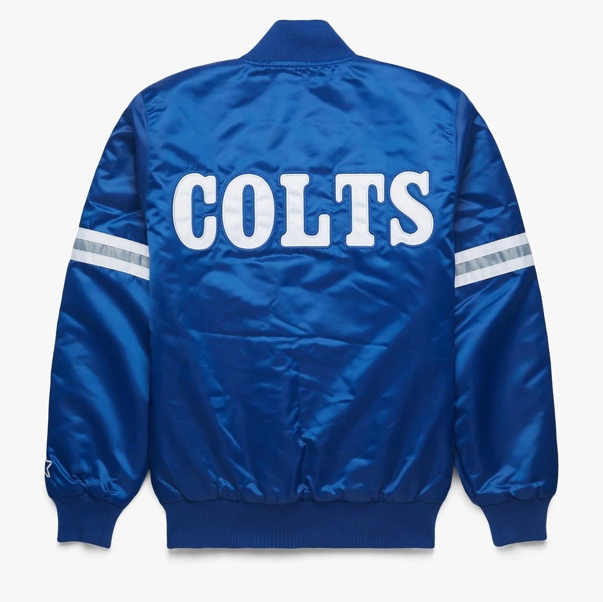 Indianapolis Colts Satin Varsity Jacket