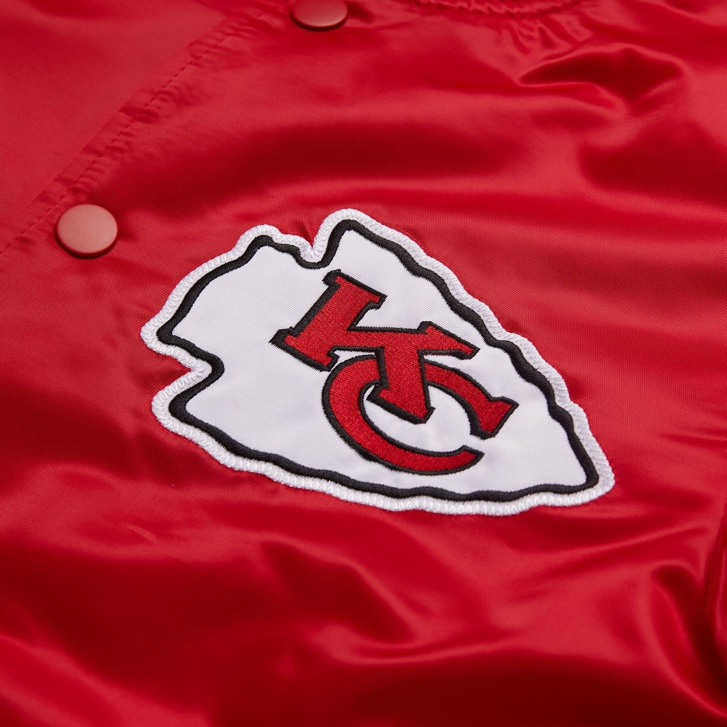 Kansas City Chiefs Satin Varsity Jacket