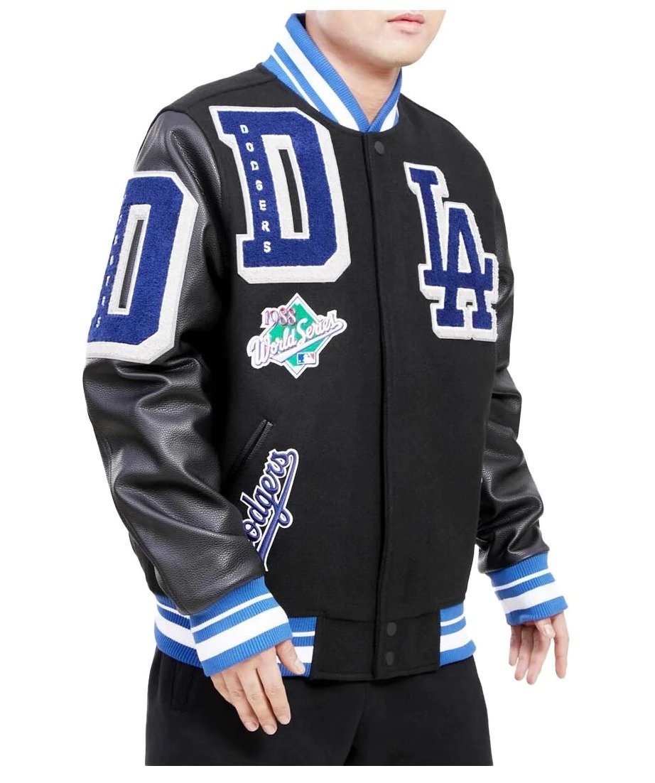 LA Dodgers Mash Up Wool Varsity Jacket