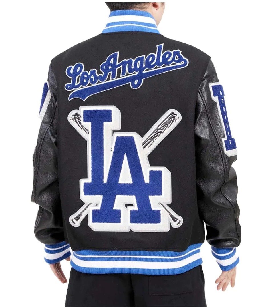 LA Dodgers Mash Up Wool Varsity Jacket