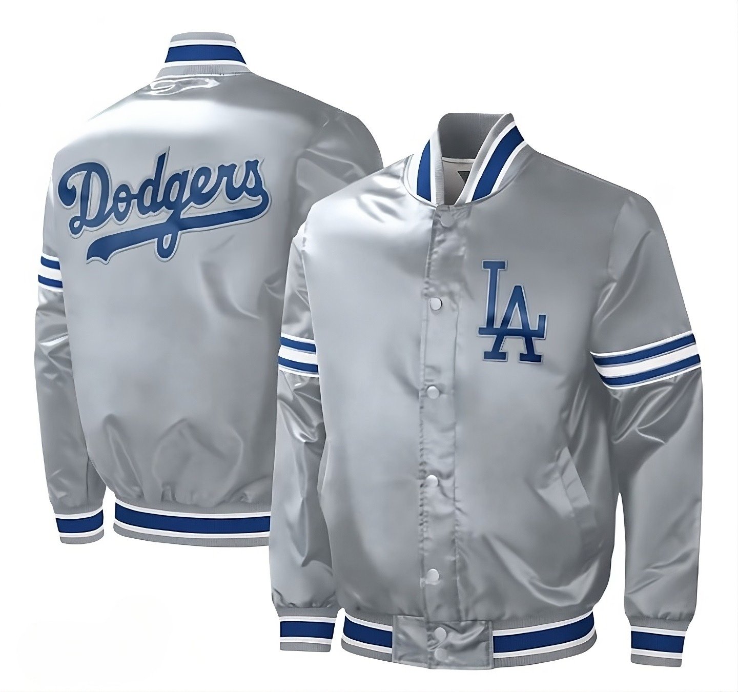 Los Angeles Dodgers Slider Gray Varsity Jacket