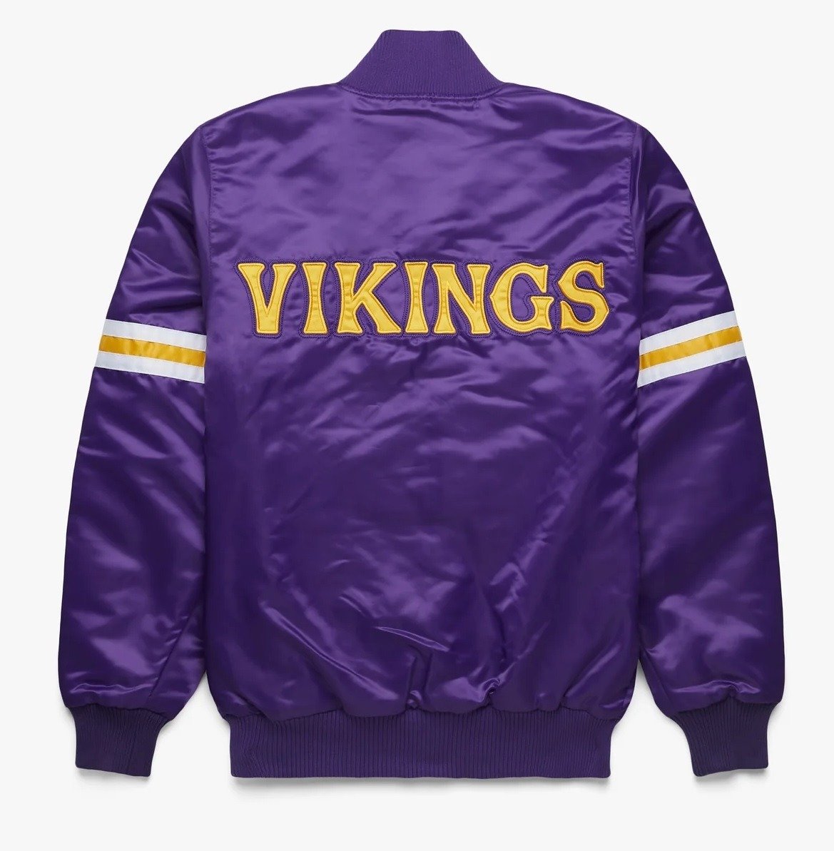 Minnesota Vikings Satin Varsity Jacket