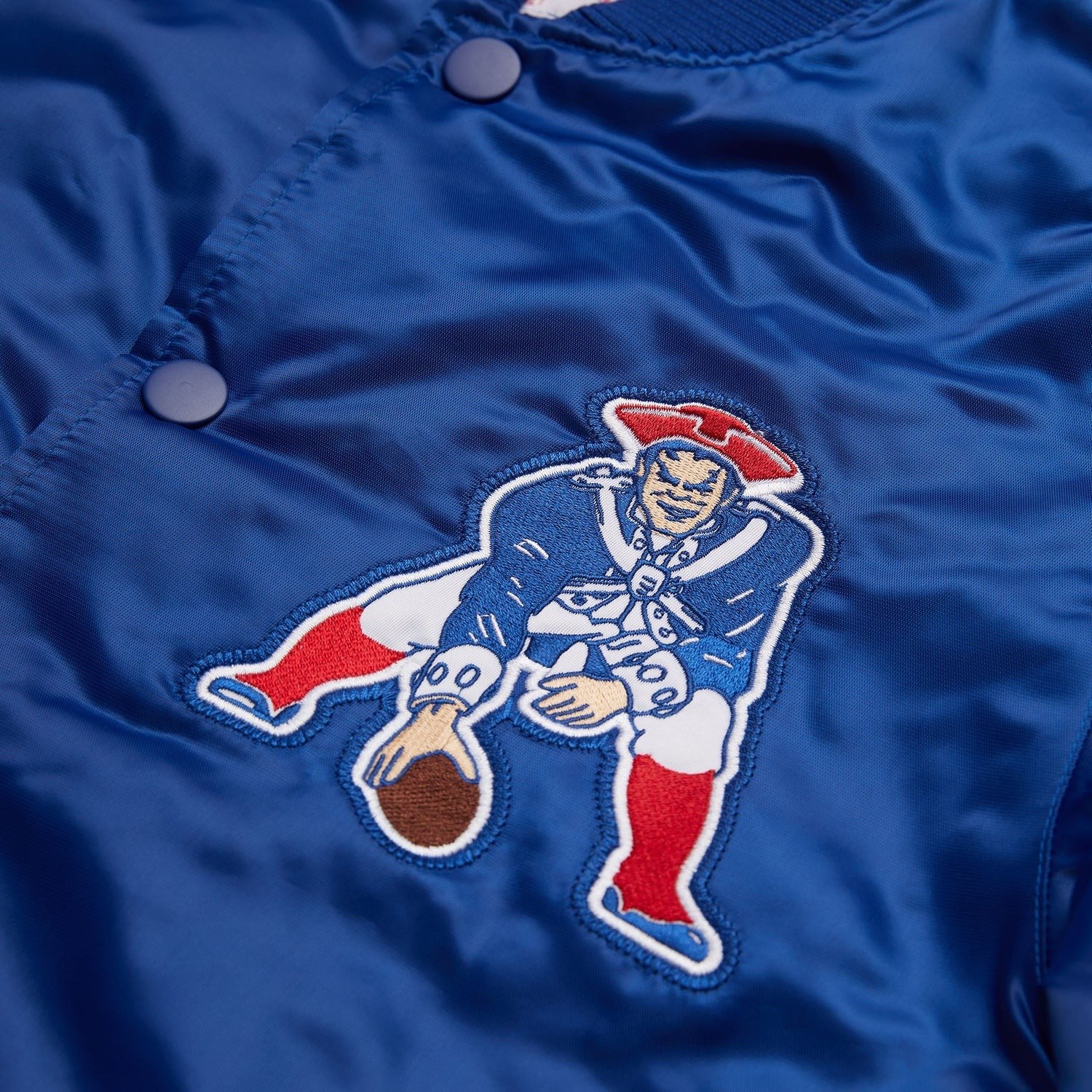 New England Patriots Satin Varsity Jacket