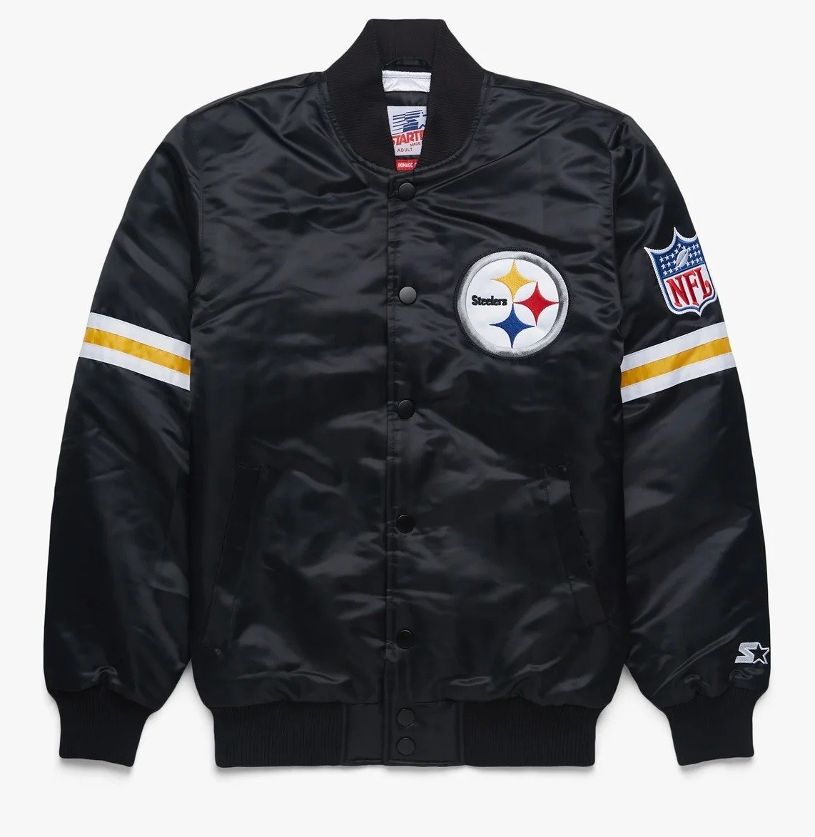 Pittsburgh Steelers Satin Varsity Jacket