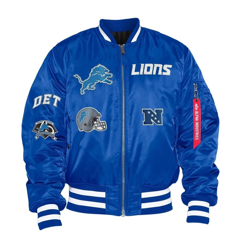 Detroit Lions Ma-1 Bomber Jacket