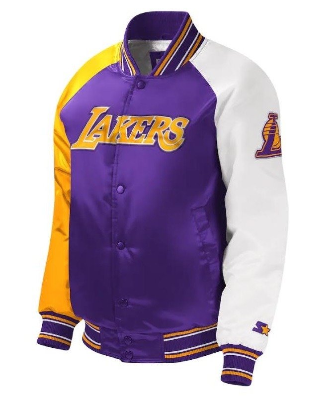 Lakers Starter Raglan Varsity Jacket