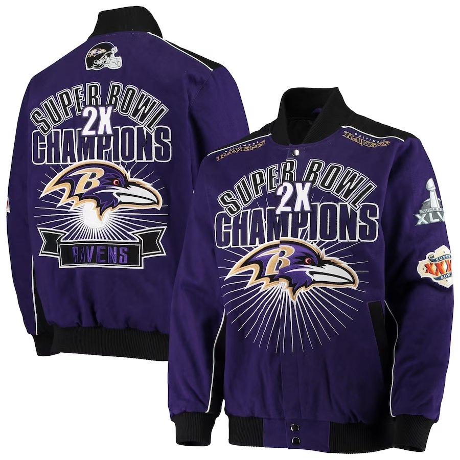 Baltimore Ravens Super Bowl Jacket