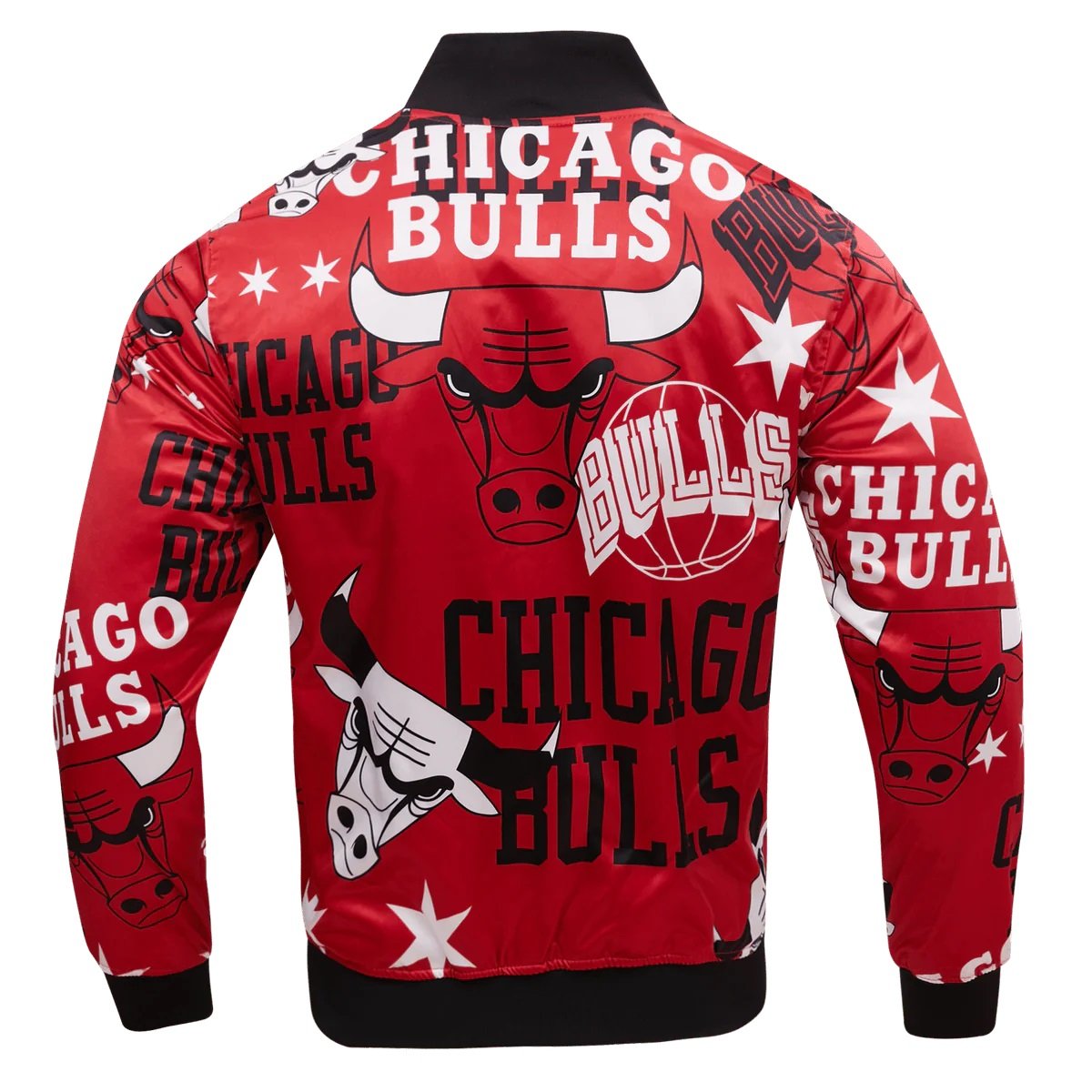 Chicago Bulls Aop Satin Varsity Jacket