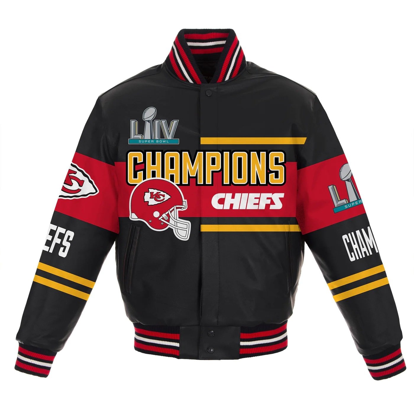 Kansas City Chiefs Super Bowl LIV Champions Leather Jacket