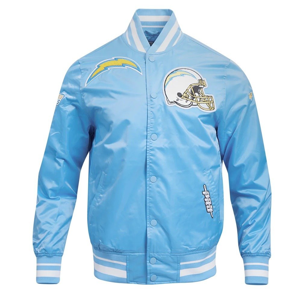 LA Chargers Mashup Satin Varsity Jacket