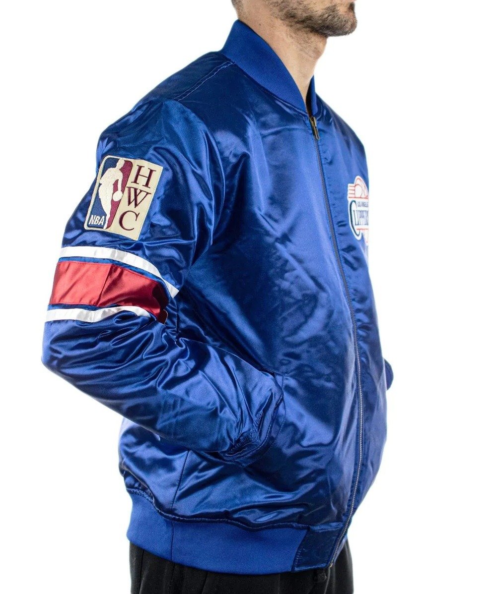 Los Angeles Clippers NBA Heavyweight Satin Jacket