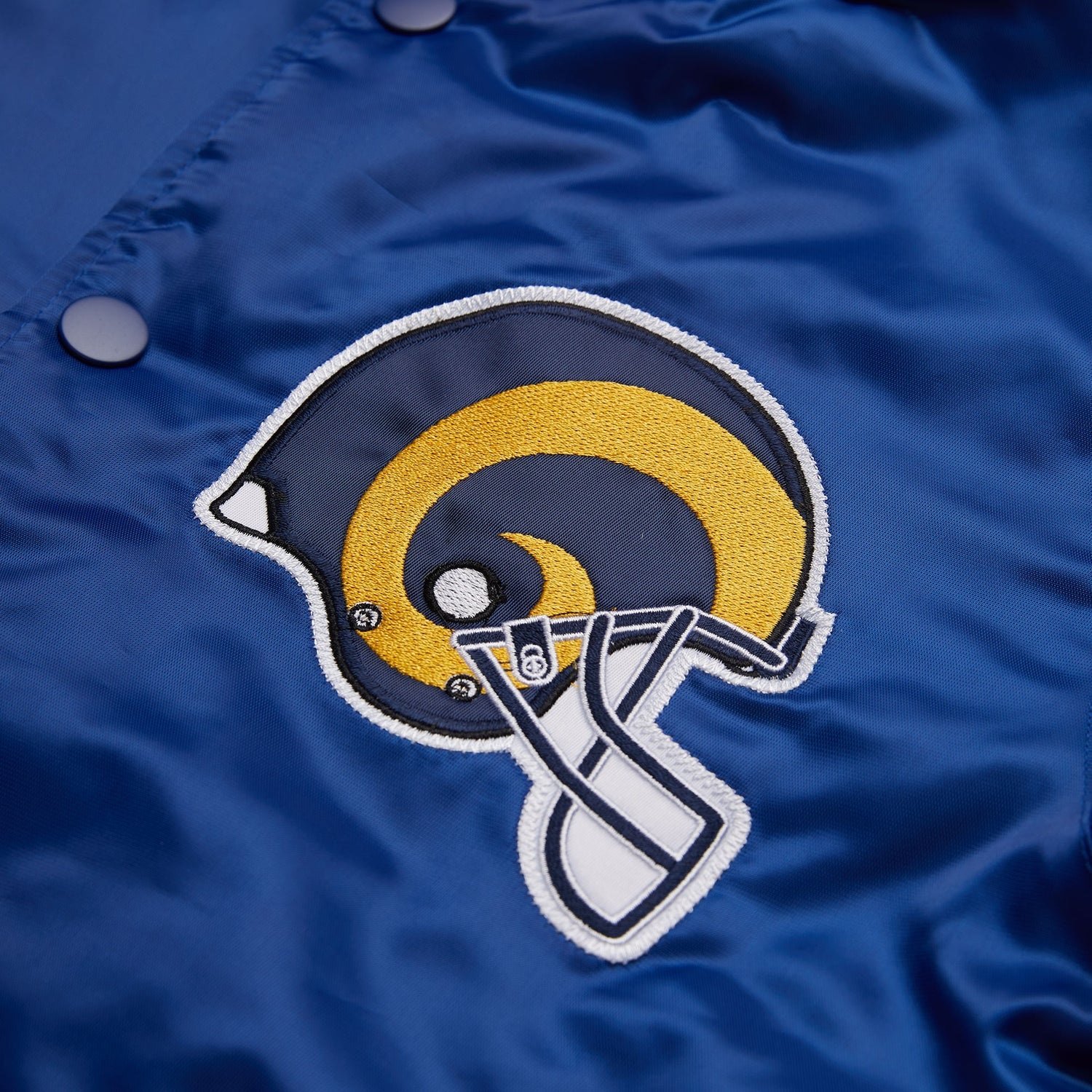 Los Angeles Rams NFL Blue Satin Jacket