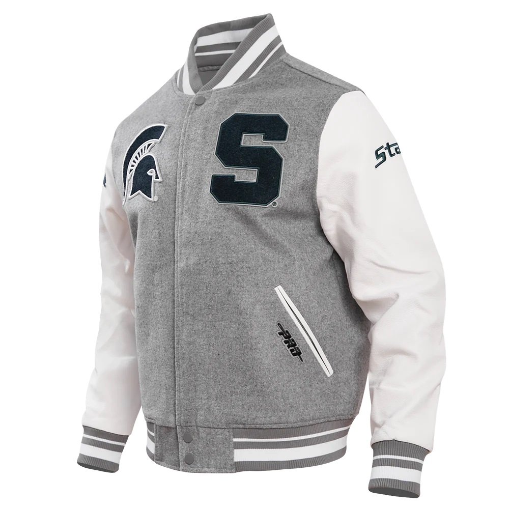 Michigan State University Classic Wool Varsity Jacket