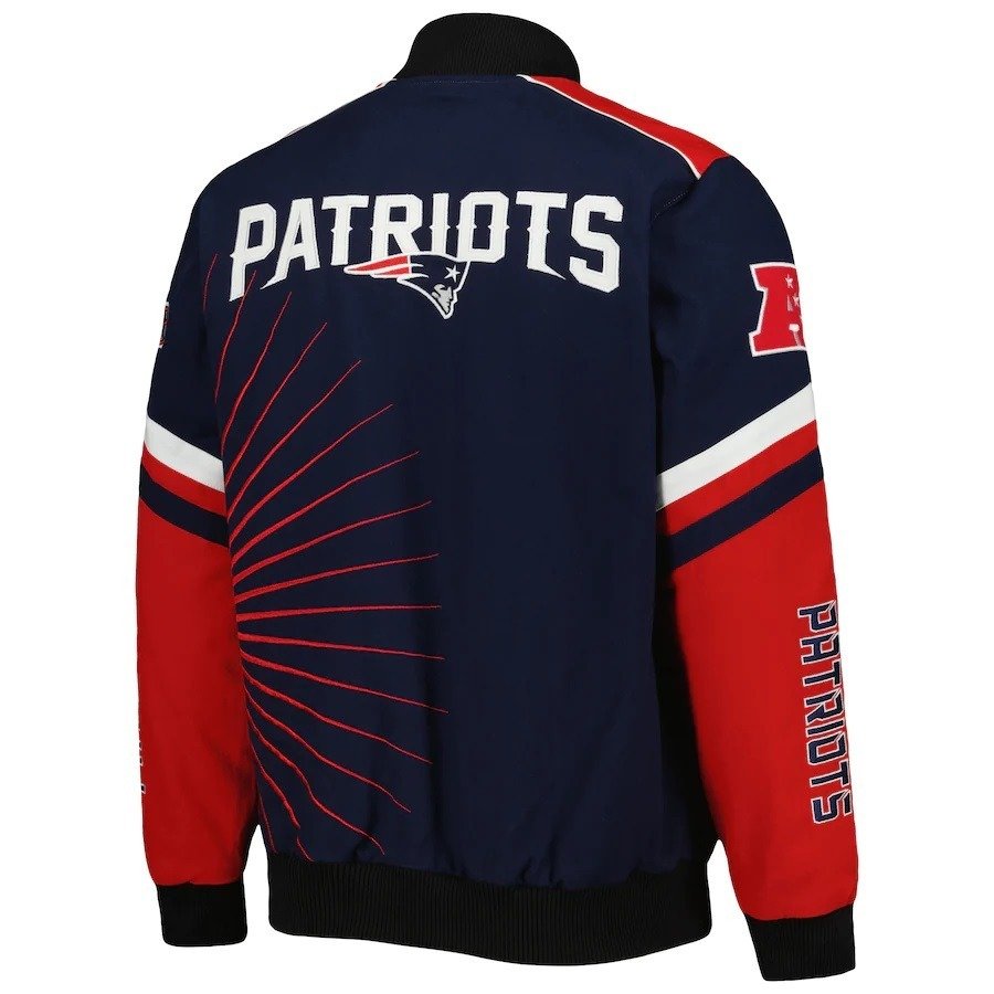 New England Patriots Full-Snap Varsity Jacket