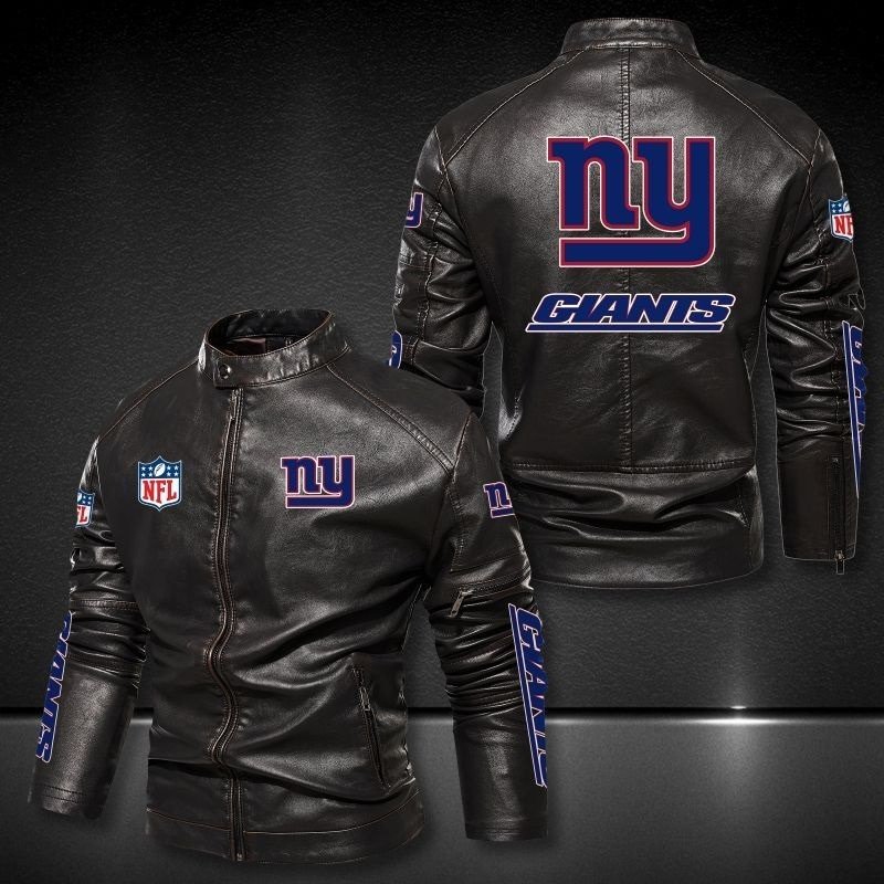 New York Giants Leather Jacket