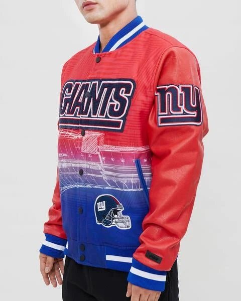 New York Giants Remix Wool Varsity Jacket