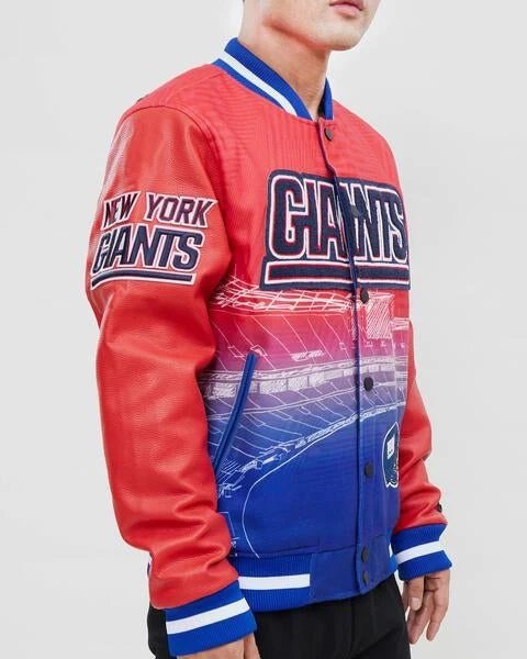 New York Giants Remix Wool Varsity Jacket