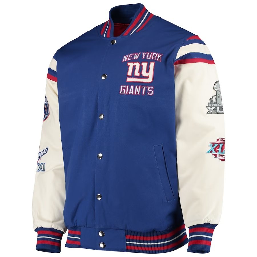 New York Giants Super Bowl Champions Bomber Jacket